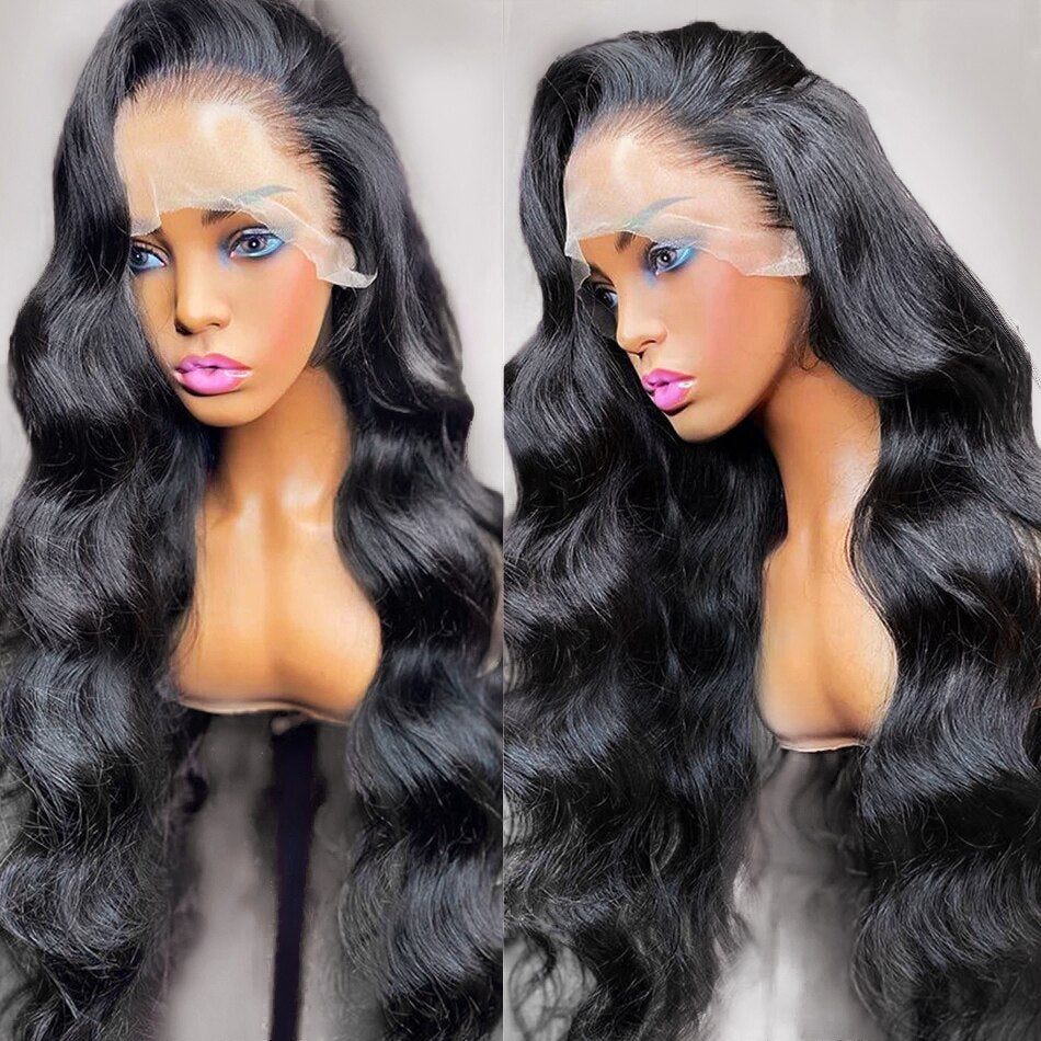 Body Wave 13x6 360 Hd Lace Frontal Human Hair Wigs 5x5 Lace Closure Wig Loose Water Wave Lace Front Wig For Women Pre Plucked - Lace Wigs