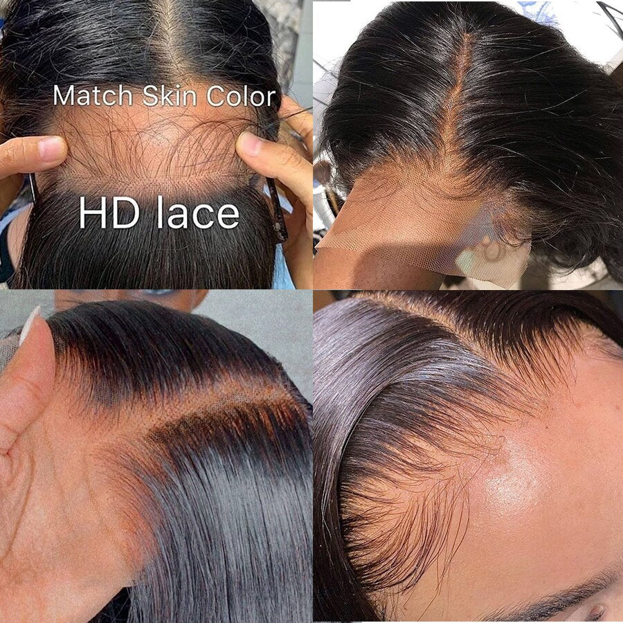 Hd Lace Frontal Closure 4x4 5x5 13x4 Undetectable Transparent Deep Wave Lace Closure 100% Virgin Human Hair Pre Plucked Hairline - Closure